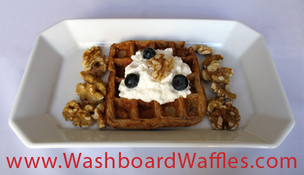 High-Protein Wheat-Free Washboard Waffles